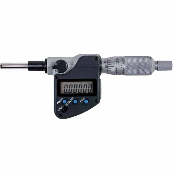 Mitutoyo - Electronic Micrometer Heads Minimum Measurement (Decimal Inch): 0 Maximum Measurement (Decimal Inch): 1 - First Tool & Supply