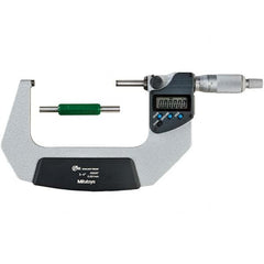 Mitutoyo - Electronic Outside Micrometers Type: Coolant-proof Minimum Measurement (Decimal Inch): 3.0000 - First Tool & Supply