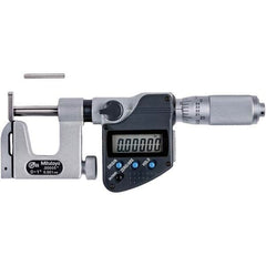 Mitutoyo - Electronic Outside Micrometers Type: Uni-Mike Minimum Measurement (Decimal Inch): 0.0000 - First Tool & Supply