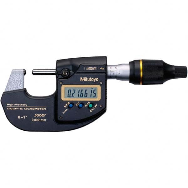 Mitutoyo - Electronic Outside Micrometers Type: MDH Minimum Measurement (Decimal Inch): 0.0000 - First Tool & Supply