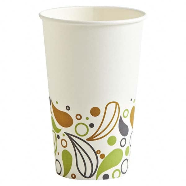 Boardwalk - Deerfield Printed Paper Hot Cups, 16 oz, 1000/Carton - First Tool & Supply