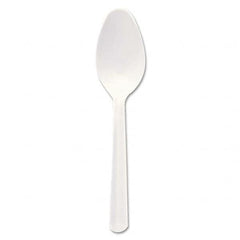 DART - Bonus Polypropylene Cutlery, 5", Teaspoon, White - First Tool & Supply