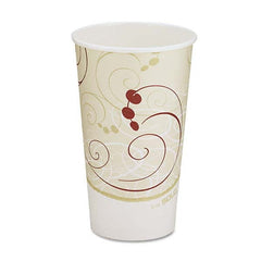 DART - Hot Cups, Symphony Design, 16 oz, Beige, 1000/Carton - First Tool & Supply