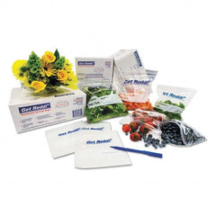 Inteplast Group - Reclosable Food & Sandwich Bags Volume Capacity: 4.5 Qt. Width (Inch): 8 - First Tool & Supply