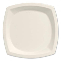 DART - Bare Eco-Forward Sugarcane Dinnerware, 10" Diam, Plate, Ivory, 125/Pack - First Tool & Supply