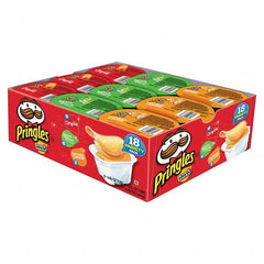 Pringles - Snacks, Cookies, Candy & Gum Breakroom Accessory Type: Potato Chips Breakroom Accessory Description: Potato Chips, Variety Pack, 0.74 oz Canister, 18/Box - First Tool & Supply