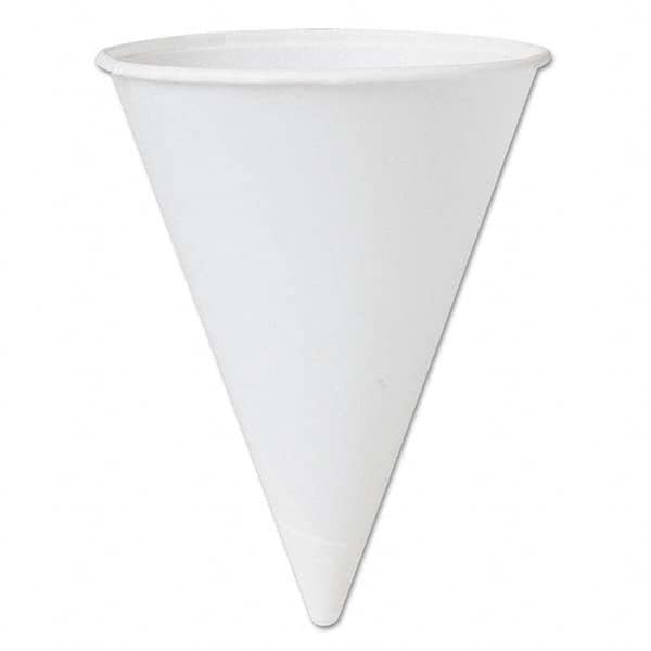 DART - Bare Treated Paper Cone Water Cups, 4-1/4 oz, White, 200/Bag - First Tool & Supply