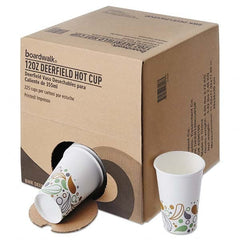 Boardwalk - Convenience Pack Paper Hot Cups, 12 oz, Deerfield Print, 225/Carton - First Tool & Supply