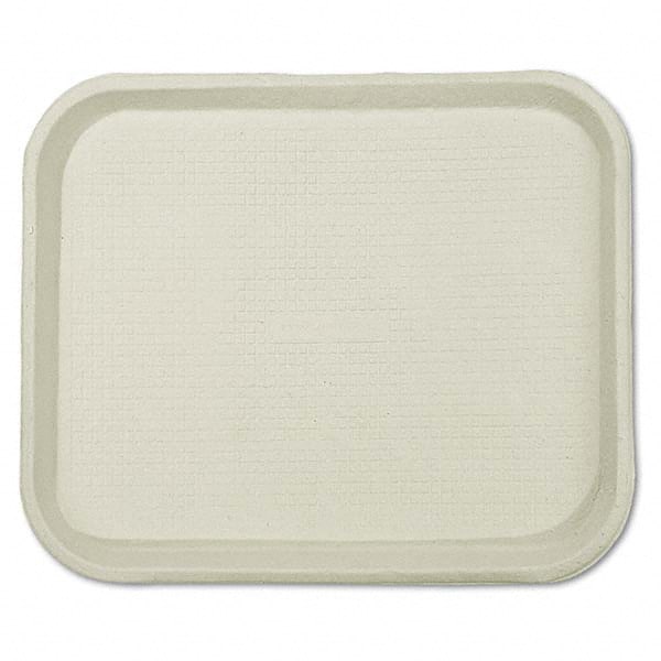 Chinet - Savaday Molded Fiber Food Trays, 9 x 12 x 1, White, Rectangular - First Tool & Supply