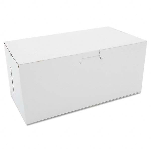 SCT - Non-Window Bakery Boxes, 9 x 5 x 4, White, 250/Carton - First Tool & Supply