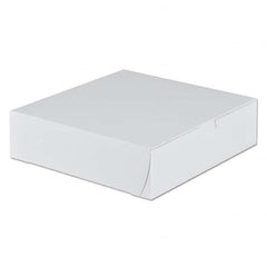 SCT - Tuck-Top Bakery Boxes, 9w x 9d x 2 1/2h, White, 250/Carton - First Tool & Supply