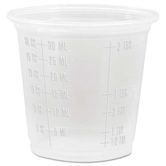 DART - Conex Complements Graduated Plastic Portion Cups, 1.25 oz, Translucent, 2500/CT - First Tool & Supply