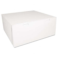 SCT - Bakery Boxes, White, Paperboard,14 x 14 x 6, 50/Carton - First Tool & Supply