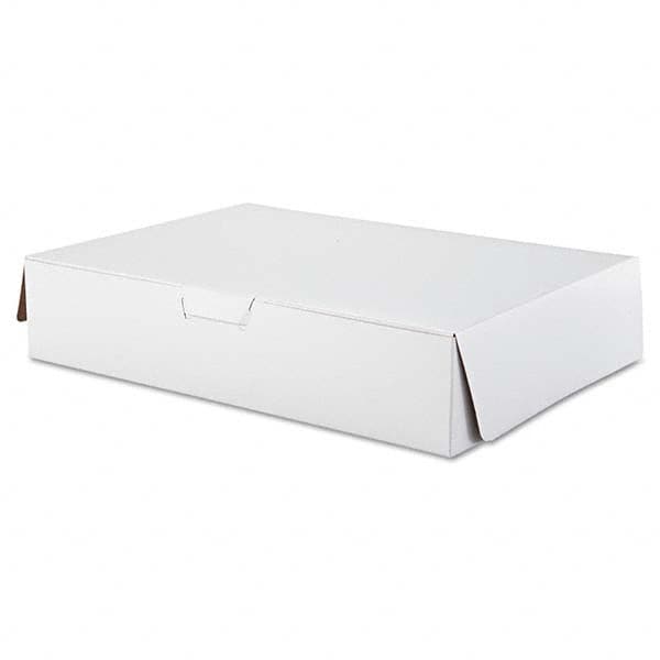 SCT - Tuck-Top Bakery Boxes, 19w x 14d x 4h, White, 50/Carton - First Tool & Supply