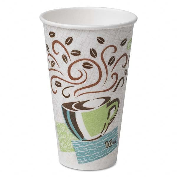 Dixie - PerfecTouch Paper Hot Cups, 16 oz, Coffee Dreams Design, 50/Pack, 20 Packs/Carton - First Tool & Supply