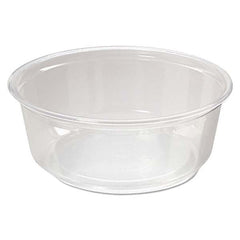 Fabri-Kal - Microwavable Deli Containers, 8 oz, Clear, 500/Carton - First Tool & Supply