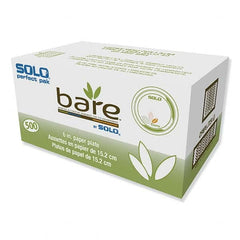 DART - Bare Paper Eco-Forward Dinnerware, 6" Plate, Green/Tan, 500/Carton - First Tool & Supply