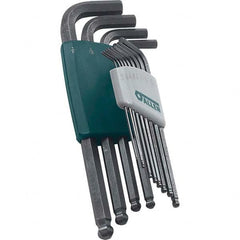 Allen - Hex Key Sets Tool Type: Ball End Handle Type: L-Key Long Arm - First Tool & Supply