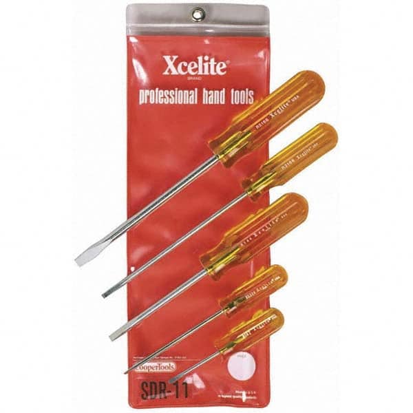 Xcelite - Screwdriver Sets Screwdriver Types Included: Slotted Number of Pieces: 5 - First Tool & Supply