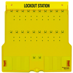 Padllock Wall Station - 22 x 22 x 1-3/4''-Unfilled; Base & Cover - First Tool & Supply