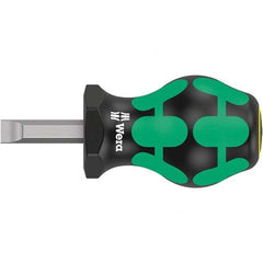 Wera - Slotted Screwdrivers Tool Type: Stubby Overall Length Range: 3" - 6.9" - First Tool & Supply