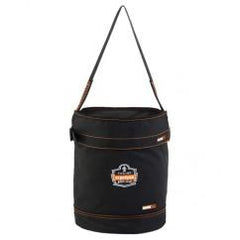 5975T M BLK POLY HOIST BUCKET W/TOP - First Tool & Supply