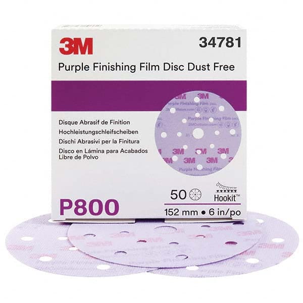 3M - Hook & Loop Discs Abrasive Type: Film Disc Disc Diameter (Inch): 6 - First Tool & Supply