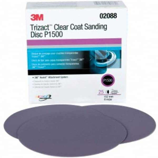 3M - Hook & Loop Discs Abrasive Type: Sanding Disc Disc Diameter (Inch): 6 - First Tool & Supply