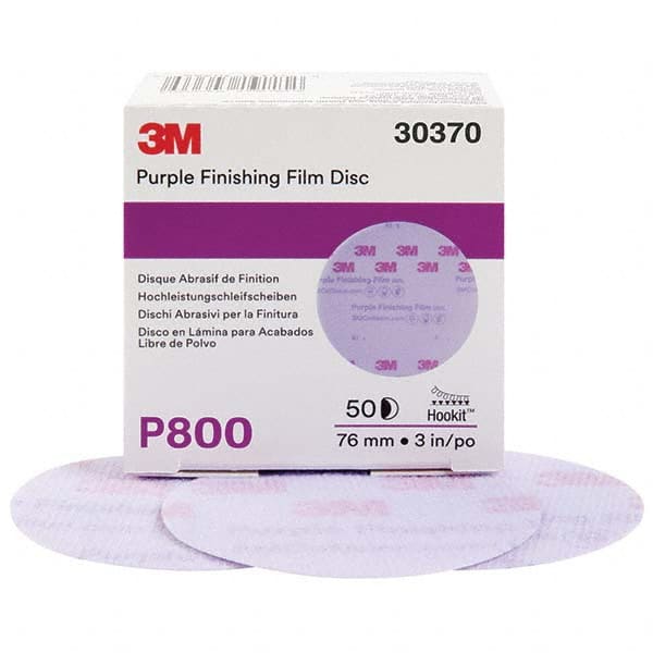 3M - Hook & Loop Discs Abrasive Type: Film Disc Disc Diameter (Inch): 3 - First Tool & Supply