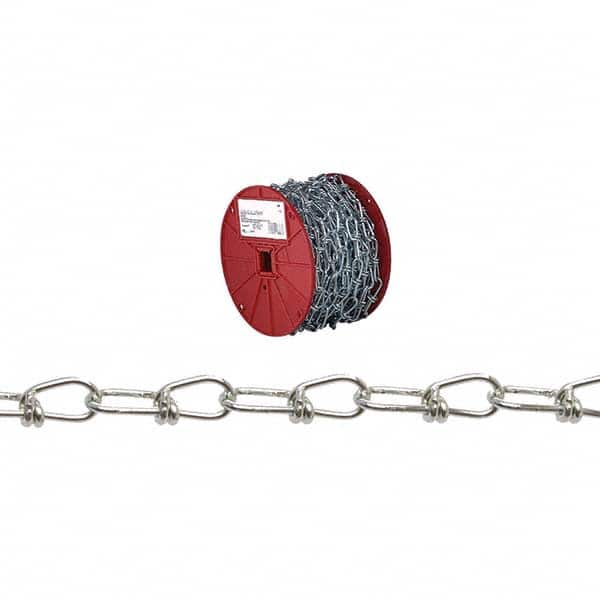 Campbell - Weldless Chain Type: Double Loop Chain Load Capacity (Lb.): 155 - First Tool & Supply