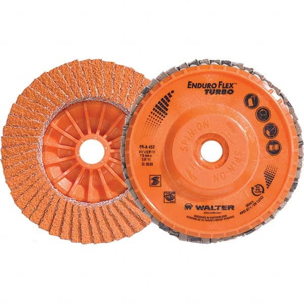 WALTER Surface Technologies - Flap Discs Abrasive Type: Coated Flap Disc Type: Type 27 - First Tool & Supply