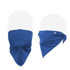 Badger Sport - 100 Pack, Size Universal Royal Blue Bandana Design Washable Face Mask - First Tool & Supply