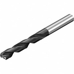 Sandvik Coromant - 7.5mm 140° Spiral Flute Solid Carbide Screw Machine Drill Bit - First Tool & Supply