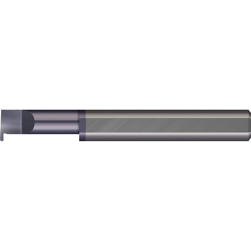 Micro 100 - Grooving Tools; Grooving Tool Type: Full Radius ; Material: Solid Carbide ; Shank Diameter (Decimal Inch): 0.2500 ; Shank Diameter (Inch): 1/4 ; Groove Width (Decimal Inch): 0.0170 ; Projection (Decimal Inch): 0.0500 - Exact Industrial Supply