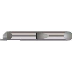 Micro 100 - Grooving Tools; Grooving Tool Type: Face ; Material: Solid Carbide ; Shank Diameter (Decimal Inch): 0.3750 ; Shank Diameter (Inch): 3/8 ; Groove Width (Decimal Inch): 0.0780 ; Projection (Decimal Inch): 0.1000 - Exact Industrial Supply