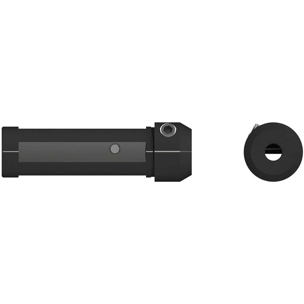 Micro 100 - Boring & Grooving Bar Holders; Inside Diameter (Inch): 3/8 ; Inside Diameter (Decimal Inch): 0.3750 ; Outside Diameter (Decimal Inch): 32.0000 ; Overall Length (Decimal Inch): 2.80000 ; Through Coolant: Yes ; Series: QTHM - Exact Industrial Supply