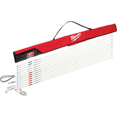 Milwaukee Tool - Line Fishing System Kits & Components; Component Type: Fish Rod Kit ; Includes: (7)?5' Low Flex Fish Stick Kit?(48-22-4149), (3)?5' Mid Flex Fish Stick Kit?(48-22-4151), (2)?5' High Flex Fish Stick?(48-22-4153), Bullet Nose Tips, Hook Ti - Exact Industrial Supply