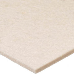 USA Sealing - 120 x 36 x 1/4" White Pressed Wool Felt Sheet - First Tool & Supply