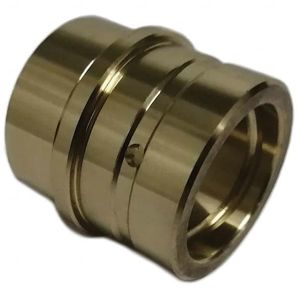 Gibraltar - Die & Mold Straight Bushings; Material: Solid Bronze ; Overall Length (Inch): 1-3/4 ; Overall Length (Decimal Inch): 1-3/4 ; Inside Diameter (Inch): 1.5005 ; Body Diameter (Decimal Inch): 2.0005 ; Attachment Method: Press-Fit - Exact Industrial Supply