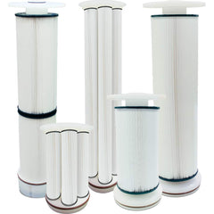 Hayward - Cartridge Filters; Style: Pleated ; Length (Inch): 16 ; Length (Decimal Inch): 16.0000 ; Outside Diameter (Decimal Inch): 7.0000 ; Outside Diameter (Inch): 7 ; Micron Rating: 30 - Exact Industrial Supply