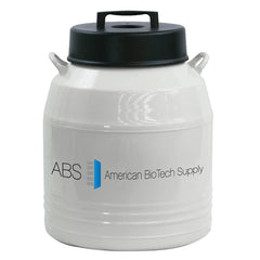 American BioTech Supply - Drums & Tanks; Product Type: Manual Fill Cryogenic Tank ; Volume Capacity Range: Smaller than 20 Gal. ; Material Family: Aluminum ; Height (Inch): 27-1/4 ; Diameter/Width (Inch): 22 ; Shape: Round - Exact Industrial Supply