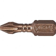 VEGA Industries - Phillips Screwdriver Bits Type: Phillips Bit Point Size: #1 - First Tool & Supply