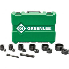 Greenlee - Punch & Driver Kits Tool Type: Knockout Set Punch Shape: Round - First Tool & Supply