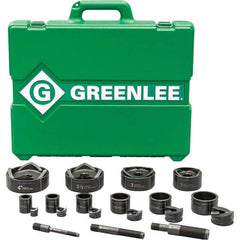 Greenlee - Punch & Driver Kits Tool Type: Knockout Set Punch Shape: Round - First Tool & Supply