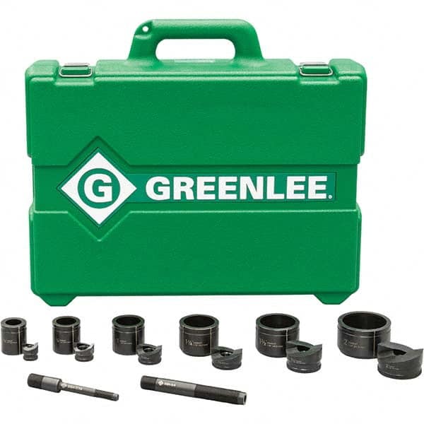 Greenlee - Punch & Driver Kits Tool Type: Knockout Set Punch Shape: Round - First Tool & Supply