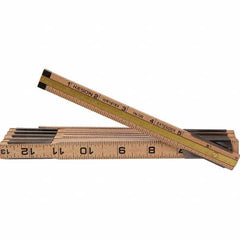 Keson - Folding Rules Overall Length (Feet): 6.00 Graduation (Inch): 1/16 - First Tool & Supply