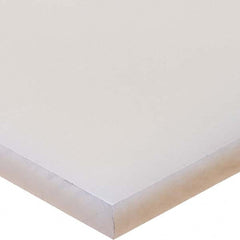 USA Sealing - 4' x 6" x 1-1/2" Semi-Clear White Polypropylene Rectangular Bar - First Tool & Supply