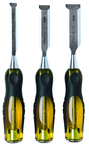 STANLEY® FATMAX® 3 Piece Short Blade Wood Chisel Set - First Tool & Supply