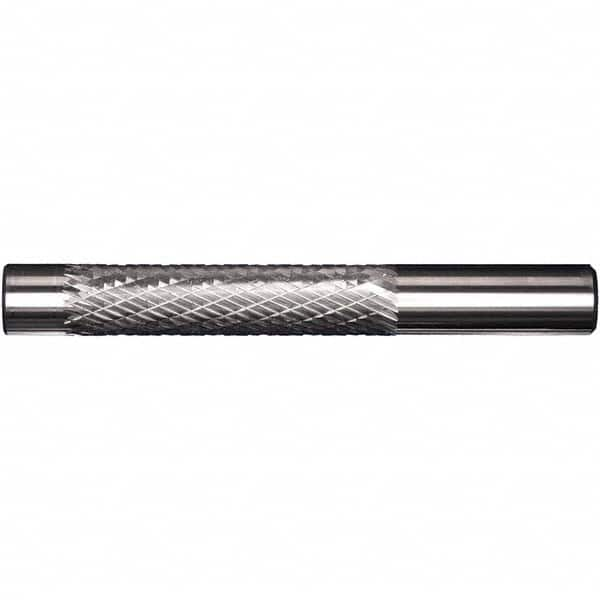 Precision Twist Drill - 1/8" Cut Diam, 1/8" Shank Diam, Carbide Double Cut Cylinder Burr with Pilot - First Tool & Supply