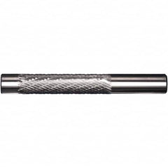 Precision Twist Drill - 1/4" Cut Diam, 1/4" Shank Diam, Carbide Double Cut Cylinder Burr with Pilot - First Tool & Supply